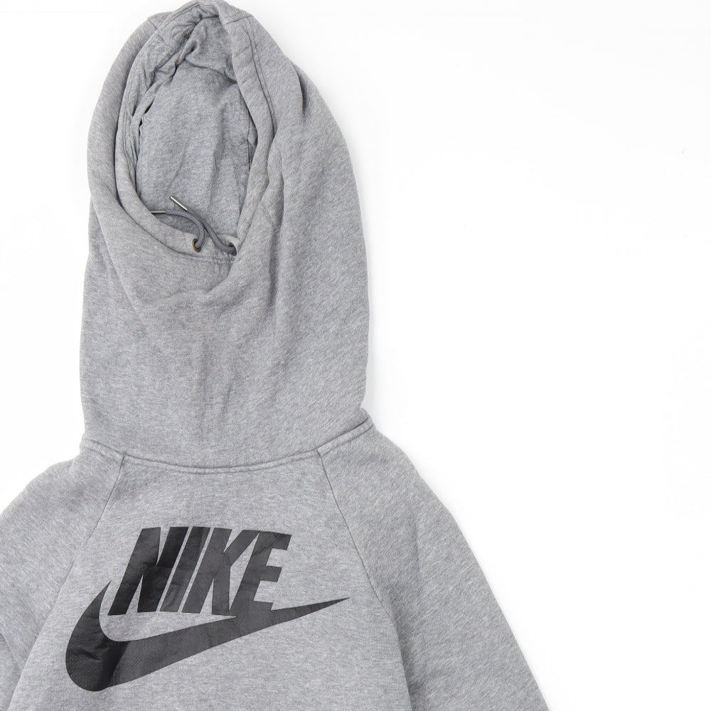 nike  Womens Grey   Pullover Hoodie Size S