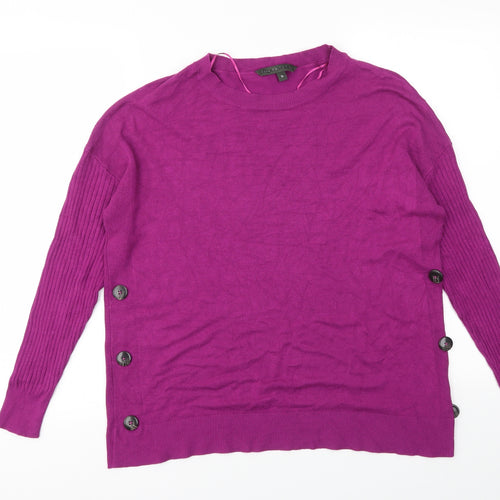 Bonmarché Womens Purple   Pullover Jumper Size 16