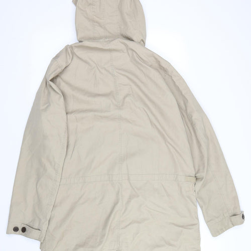 Lacoste Womens Beige   Trench Coat Coat Size 22