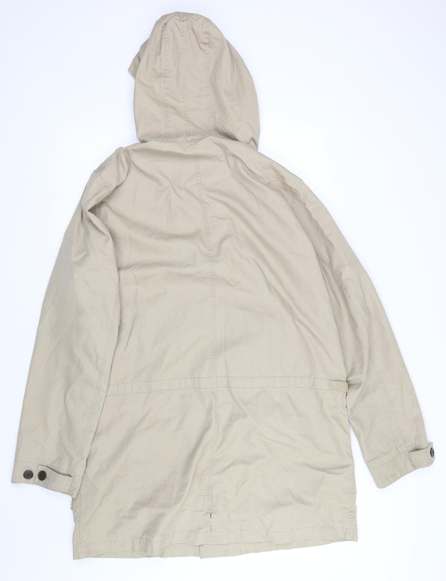 Lacoste Womens Beige   Trench Coat Coat Size 22