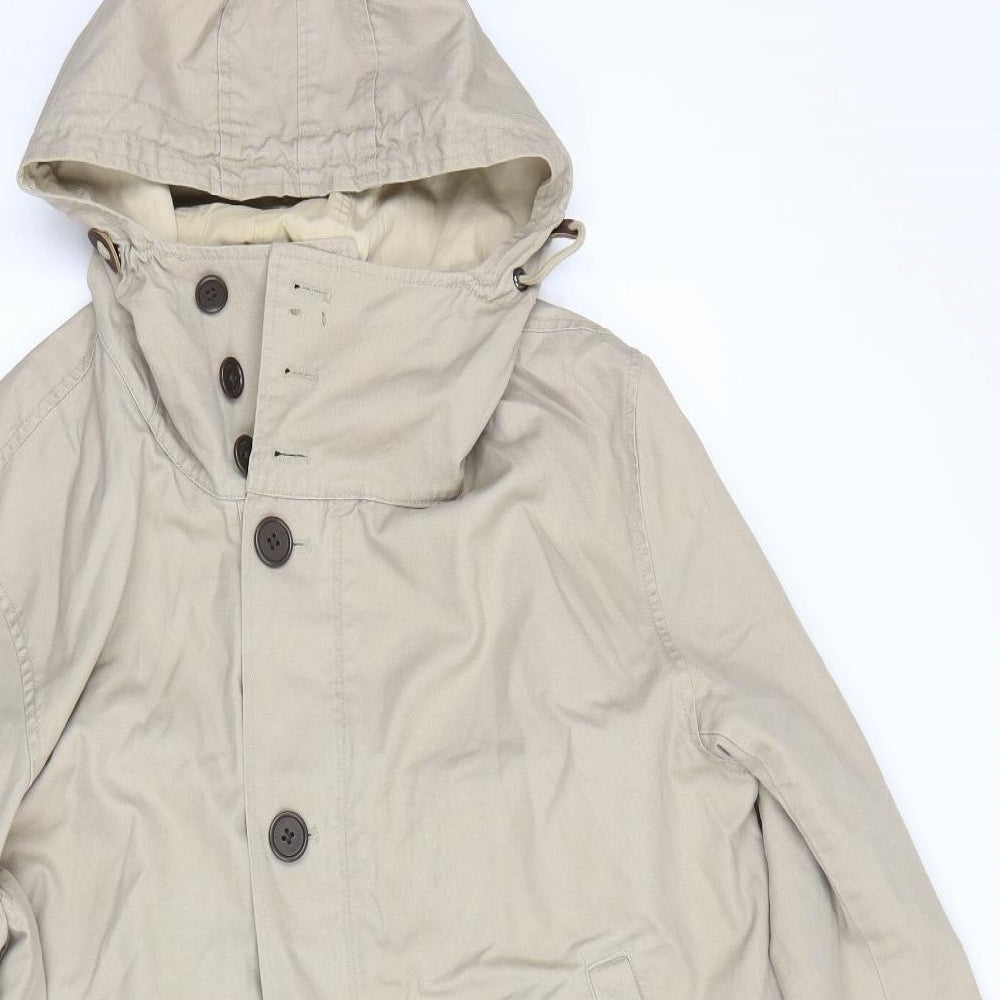 Lacoste Womens Beige   Trench Coat Coat Size 22