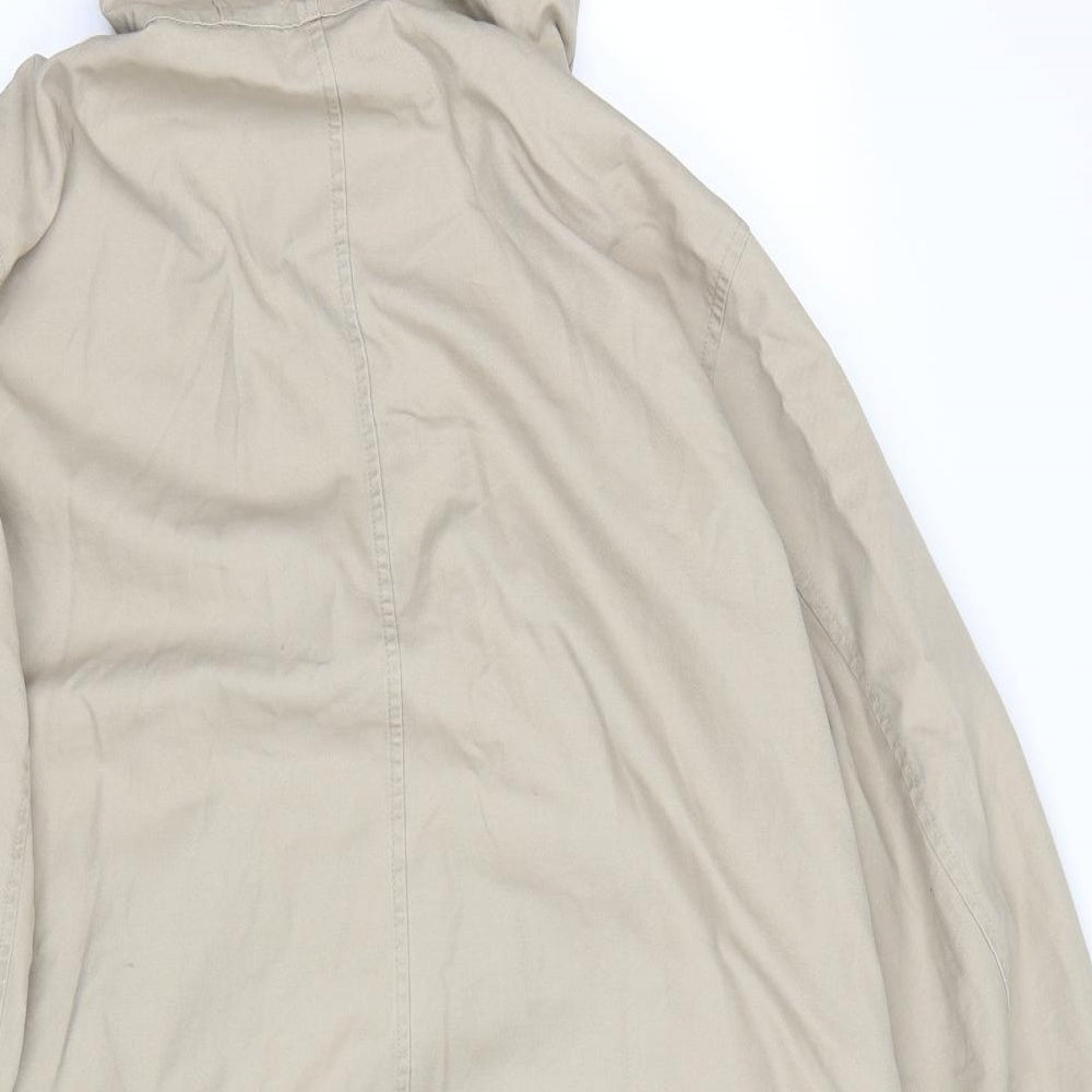 Lacoste Womens Beige   Trench Coat Coat Size 22