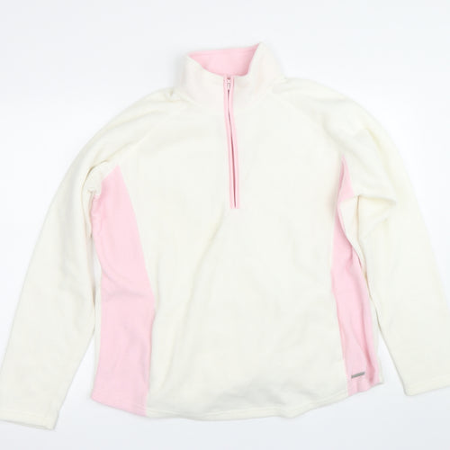 Evie Womens White   Pullover Sweatshirt Size 22