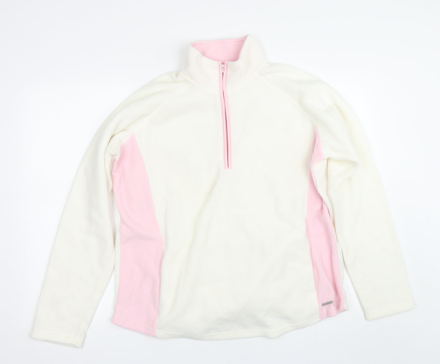 Evie Womens White   Pullover Sweatshirt Size 22