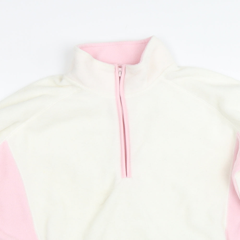 Evie Womens White   Pullover Sweatshirt Size 22