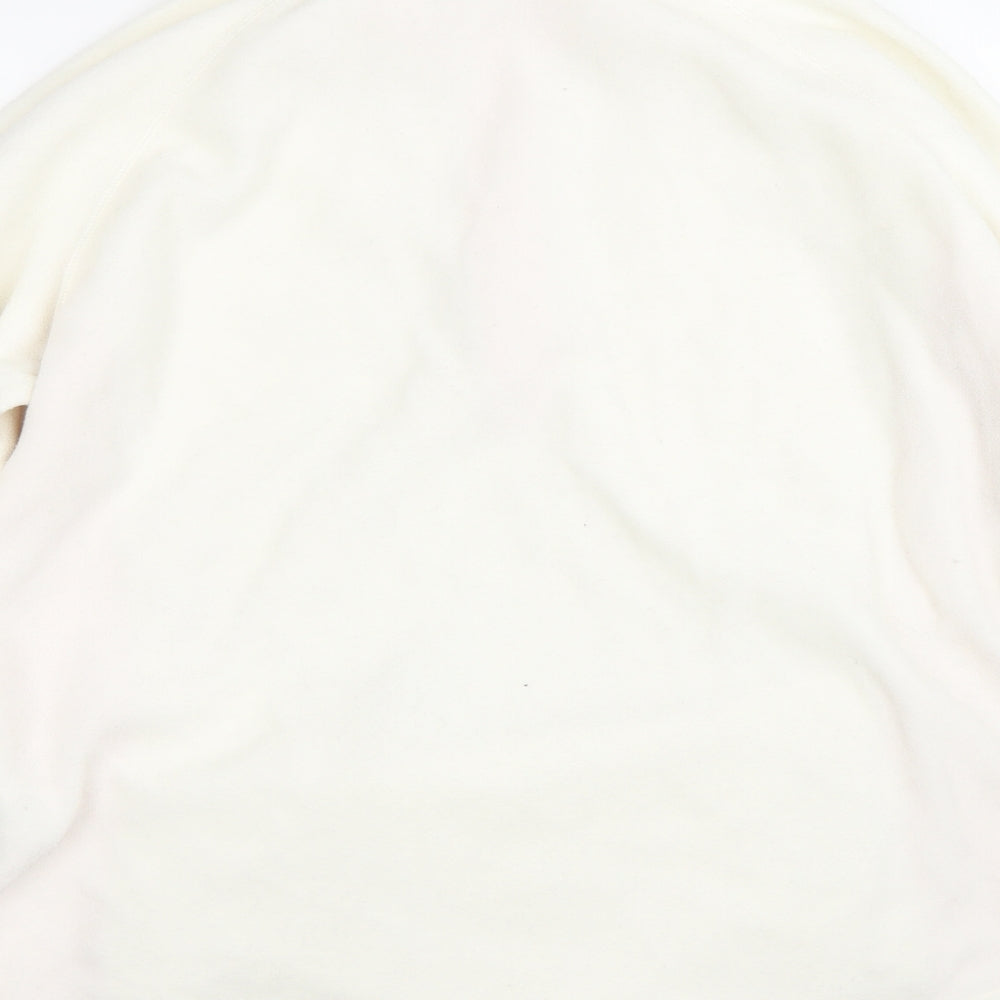 Evie Womens White   Pullover Sweatshirt Size 22