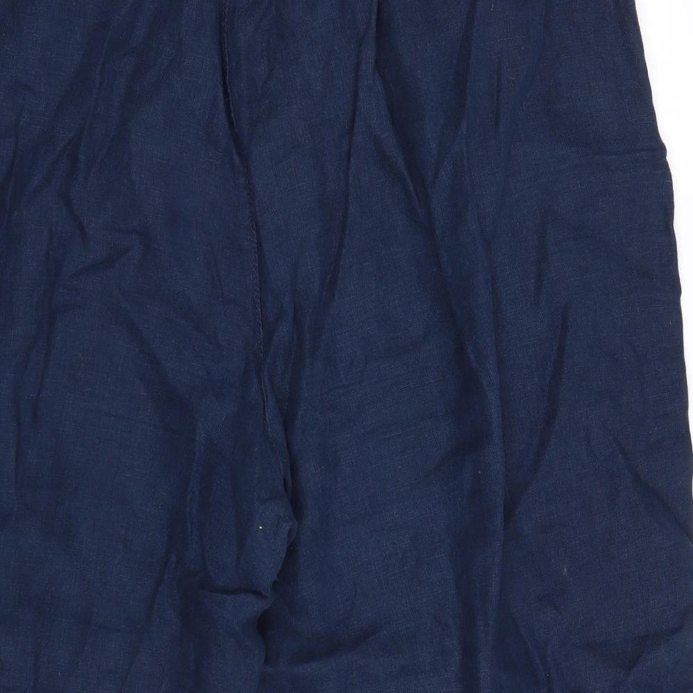 M&S Womens Blue   Cut-Off Shorts Size 20