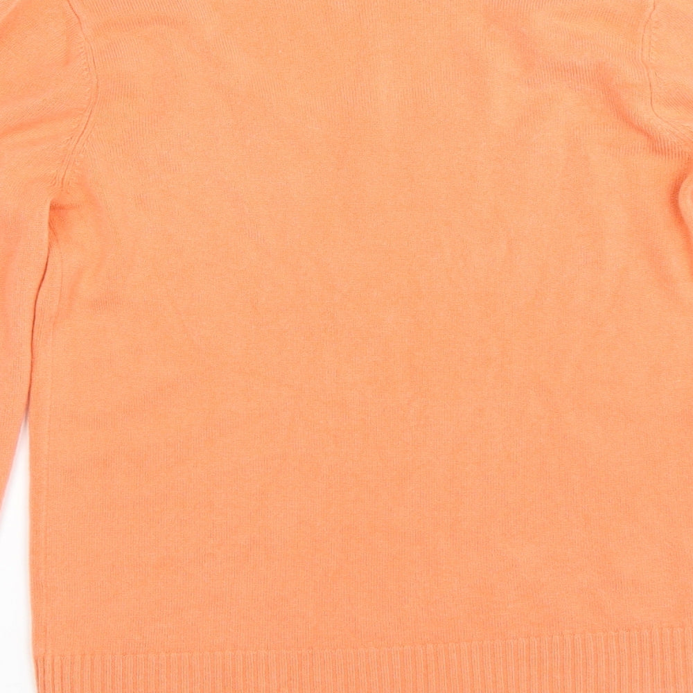 Papaya Womens Orange   Pullover Jumper Size 8