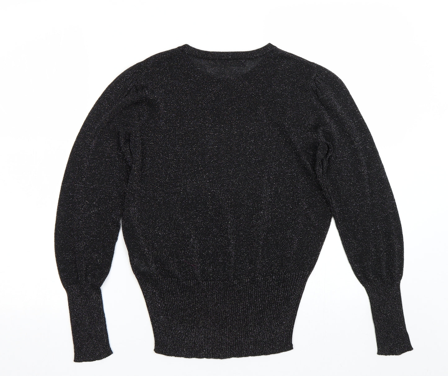 M&S Womens Black   Pullover Jumper Size 10