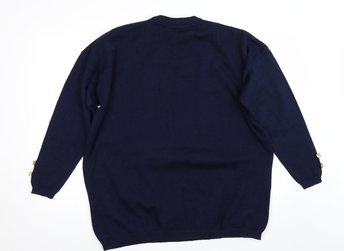 Fashion extra Womens Blue   Pullover Jumper Size 16