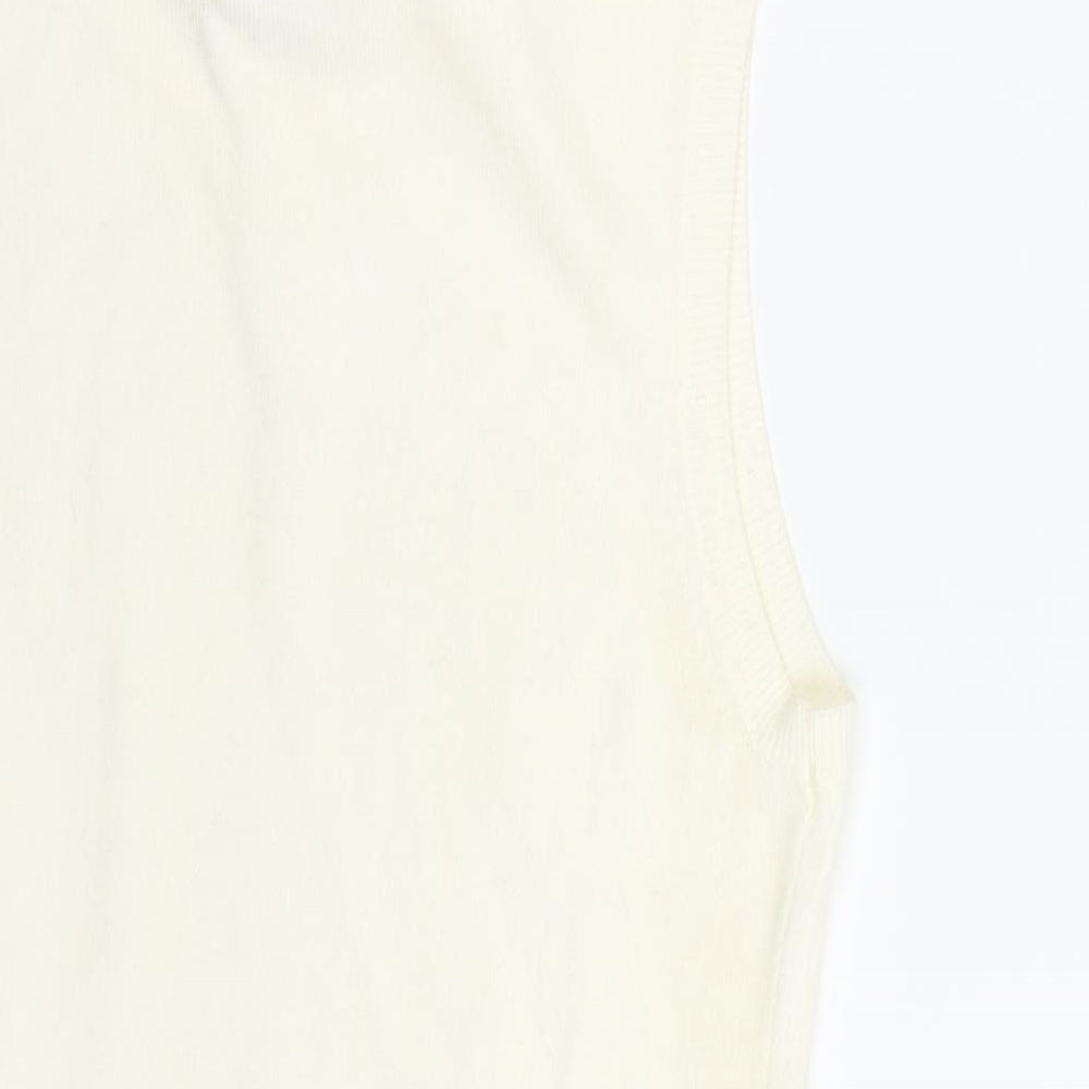 George Womens Beige   Vest Jumper Size 14