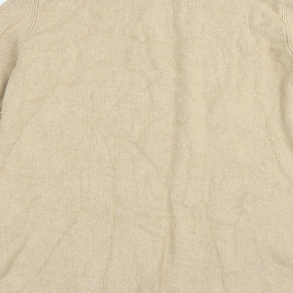 M&S Womens Beige   Cardigan Jumper Size 18