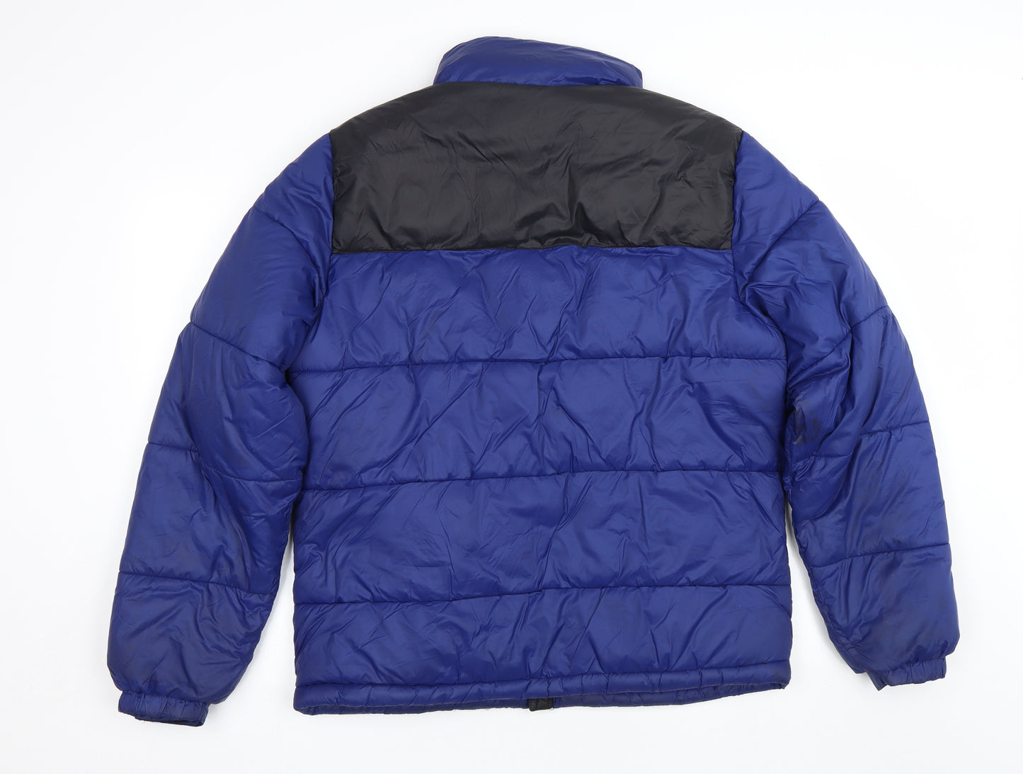 Pull&Bear Mens Blue   Puffer Jacket Coat Size S