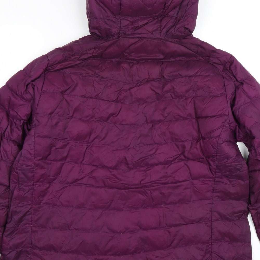 Hi Gear Womens Purple   Puffer Jacket Coat Size 14