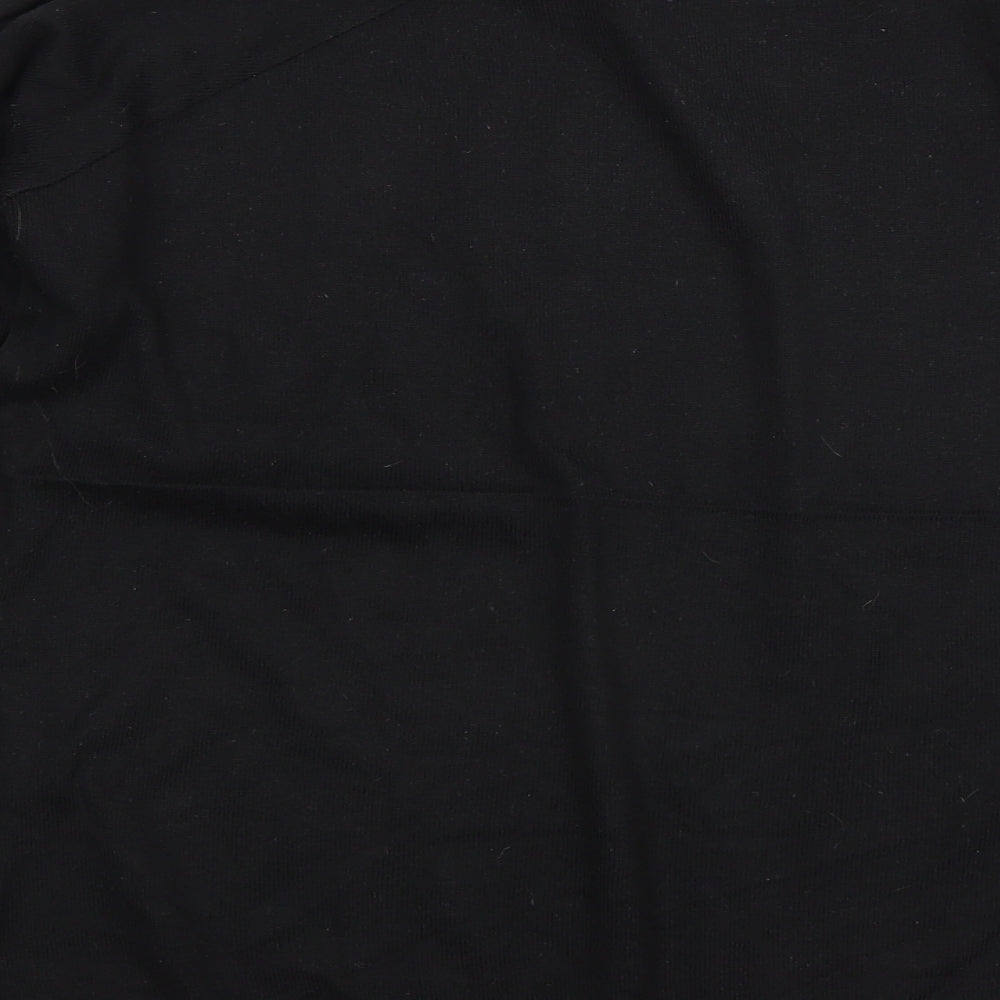 George Womens Black Animal Print  Pullover Jumper Size 16