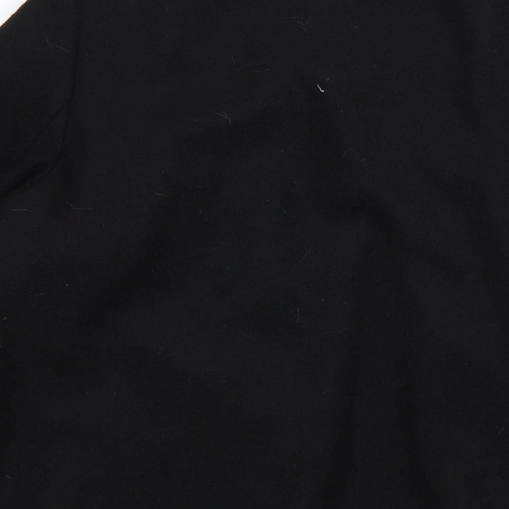 Eastex Womens Black Floral  Jacket Coat Size 16