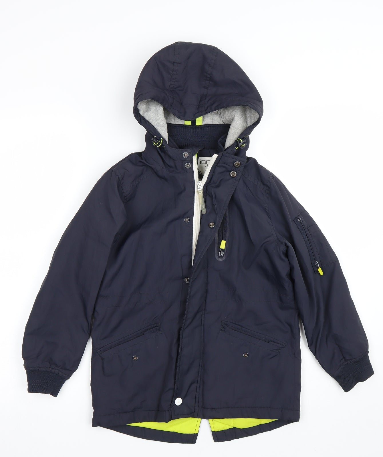 M&S Boys Blue   Rain Coat Coat Size 7-8 Years