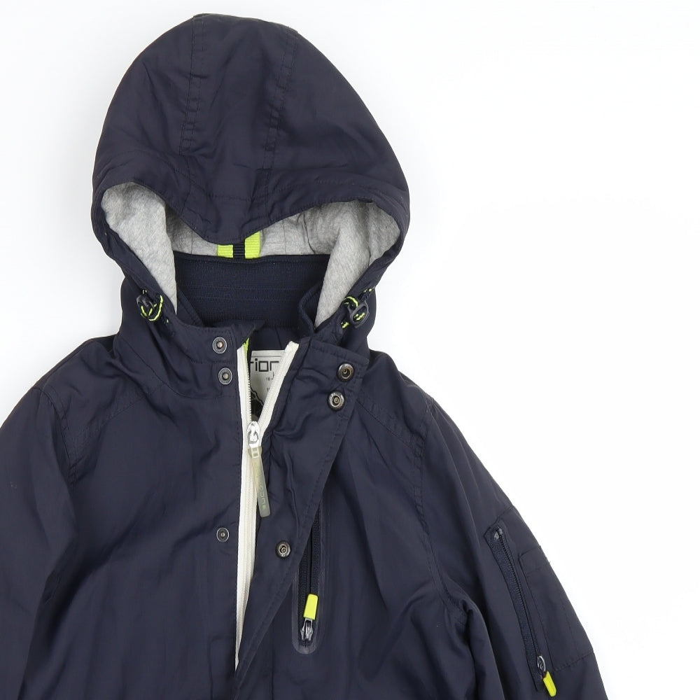 M&S Boys Blue   Rain Coat Coat Size 7-8 Years