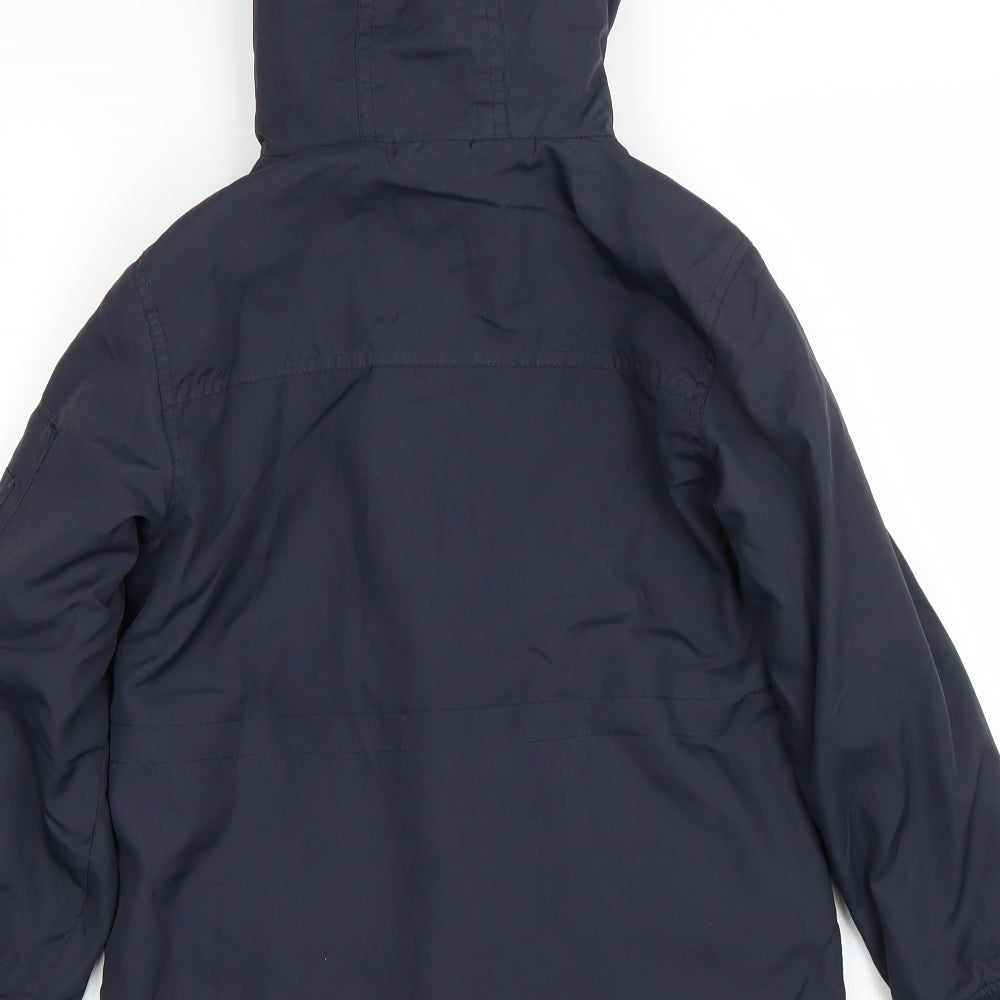 M&S Boys Blue   Rain Coat Coat Size 7-8 Years