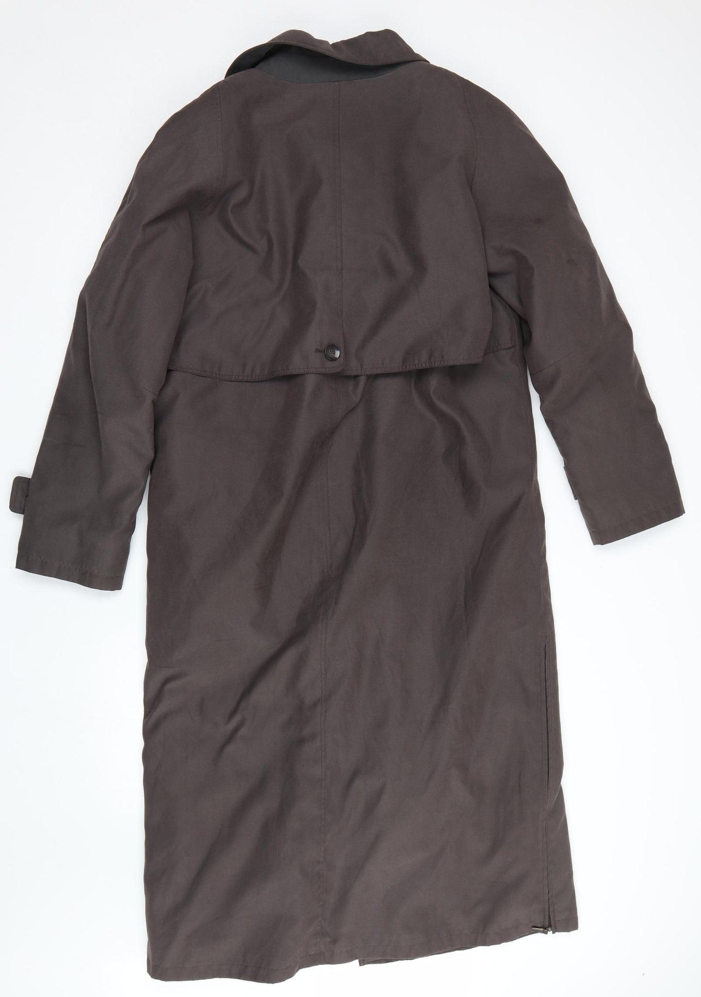 Goldix Womens Brown   Trench Coat Coat Size 14