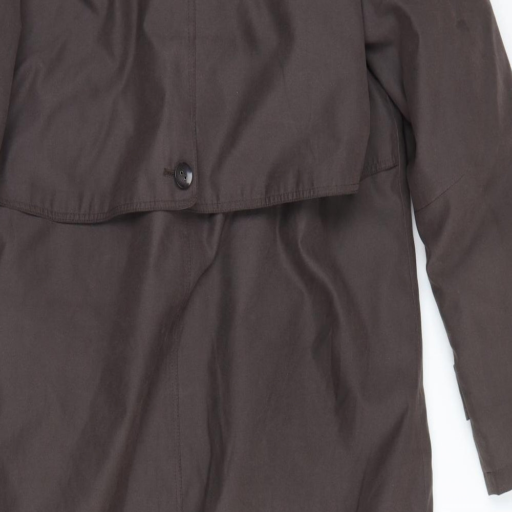 Goldix Womens Brown   Trench Coat Coat Size 14