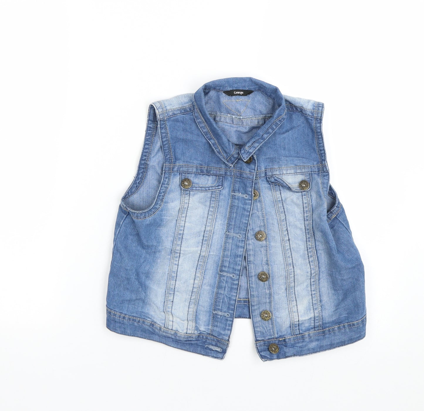 George Girls Blue  Denim Jacket  Size 13-14 Years