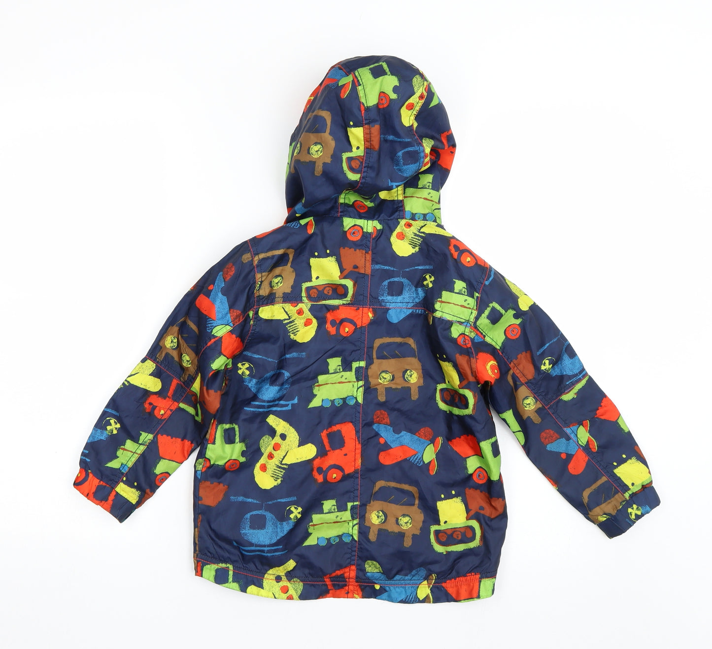 NEXT Boys Multicoloured   Rain Coat Coat Size 4-5 Years  - Vehicles