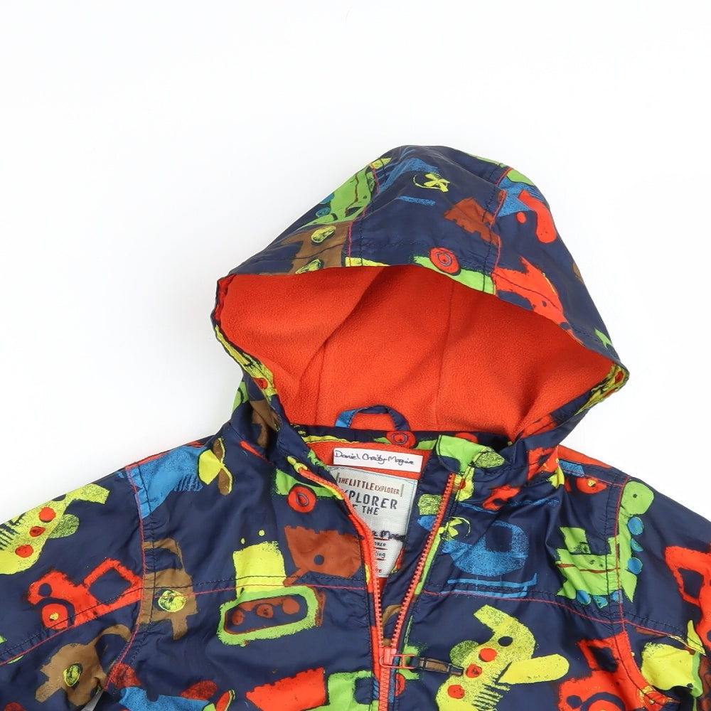 NEXT Boys Multicoloured   Rain Coat Coat Size 4-5 Years  - Vehicles