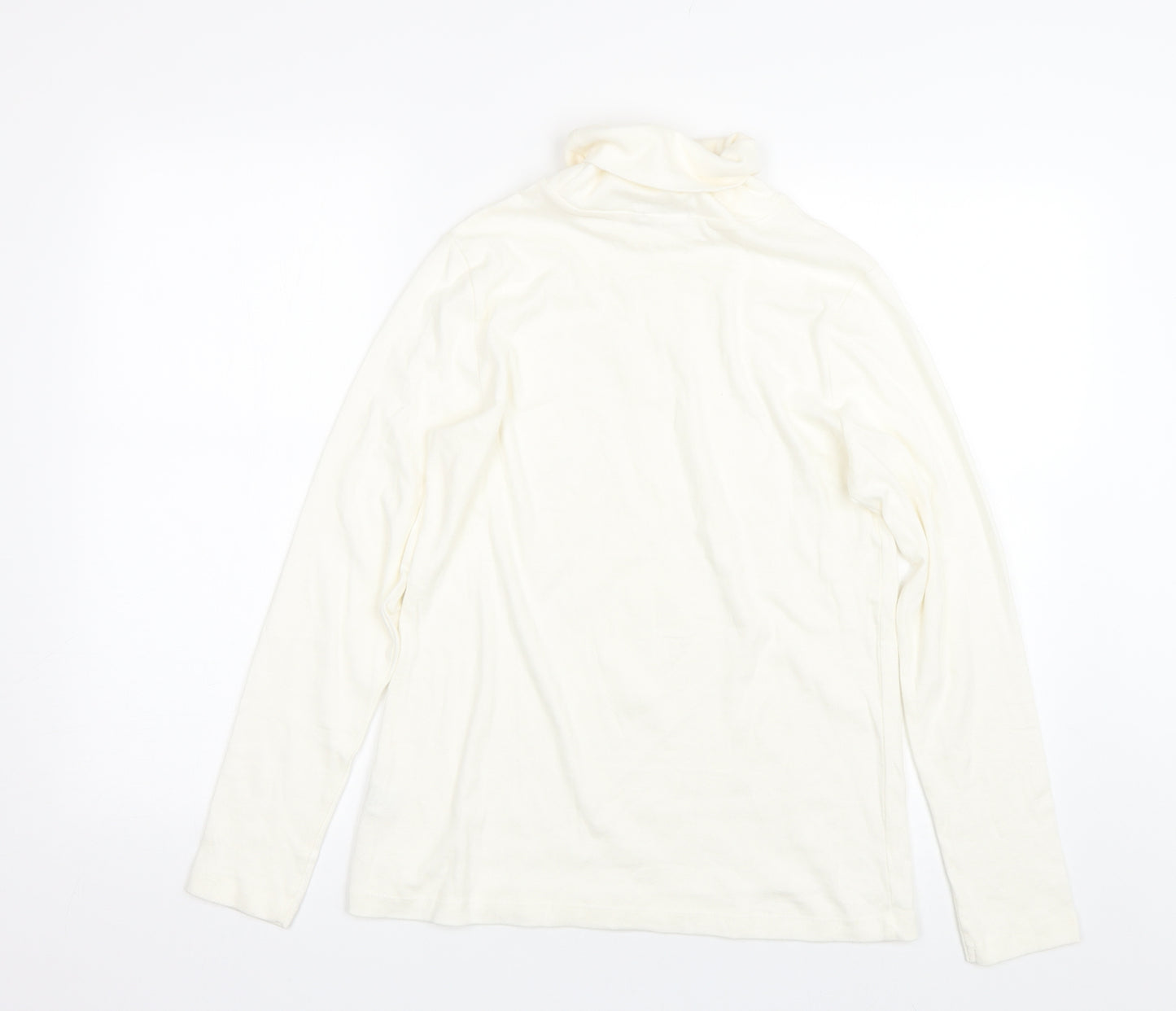 M&Co Womens White   Basic T-Shirt Size 12