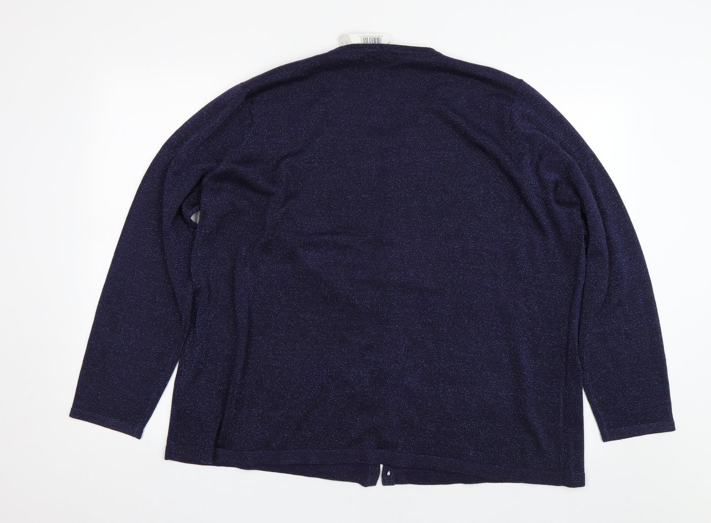 BM Womens Blue   Cardigan Jumper Size XL
