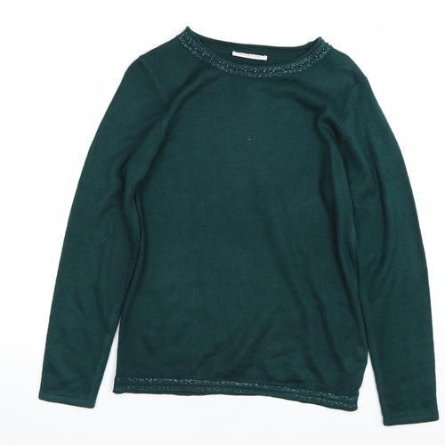 Anna Rose Womens Green   Pullover Jumper Size S
