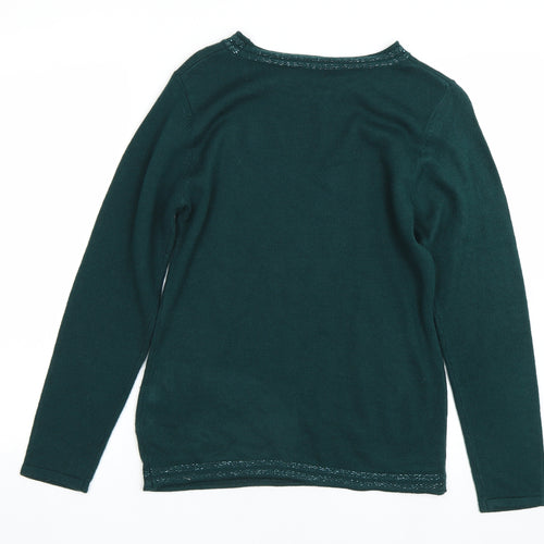 Anna Rose Womens Green   Pullover Jumper Size S
