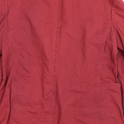 PETER CHRISTIAN Womens Red   Jacket Coat Size 16