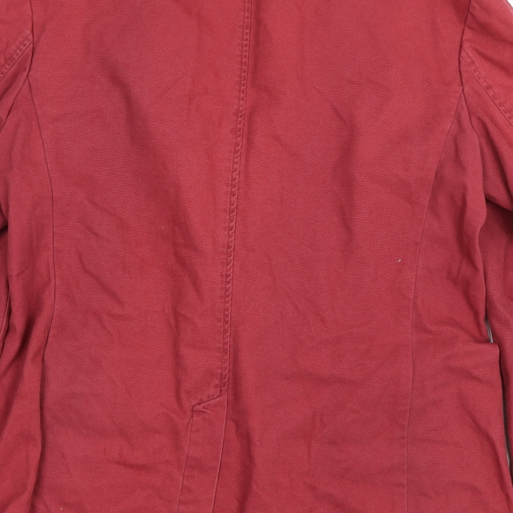 PETER CHRISTIAN Womens Red   Jacket Coat Size 16