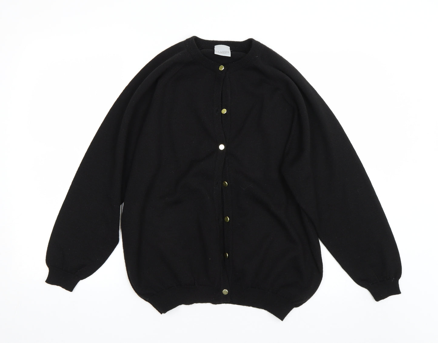 Classic woman Womens Black   Cardigan Jumper Size 18