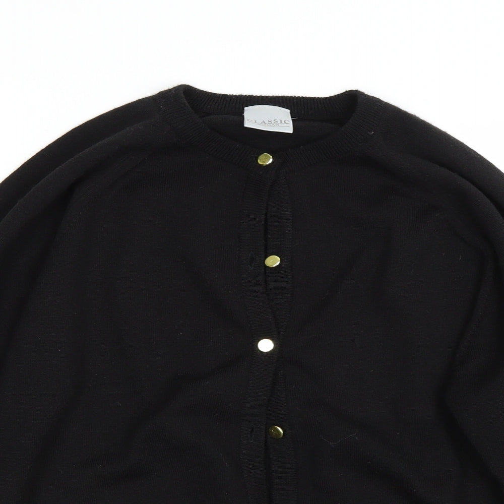 Classic woman Womens Black   Cardigan Jumper Size 18