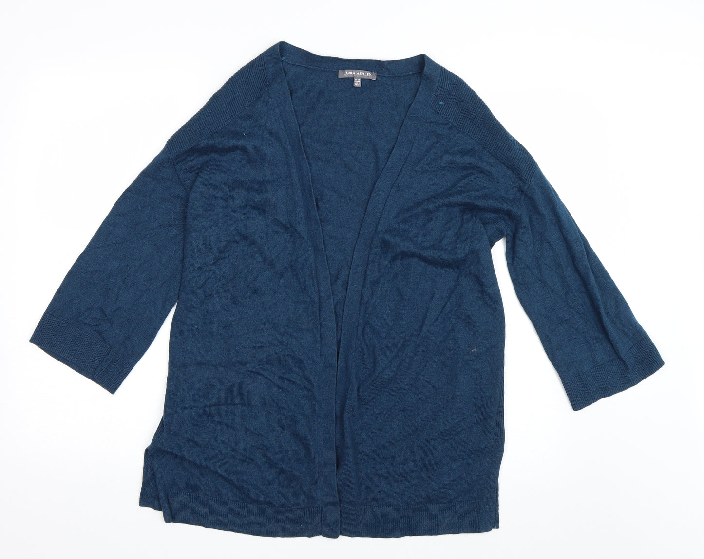 Laura Ashley Womens Blue   Cardigan Jumper Size 10