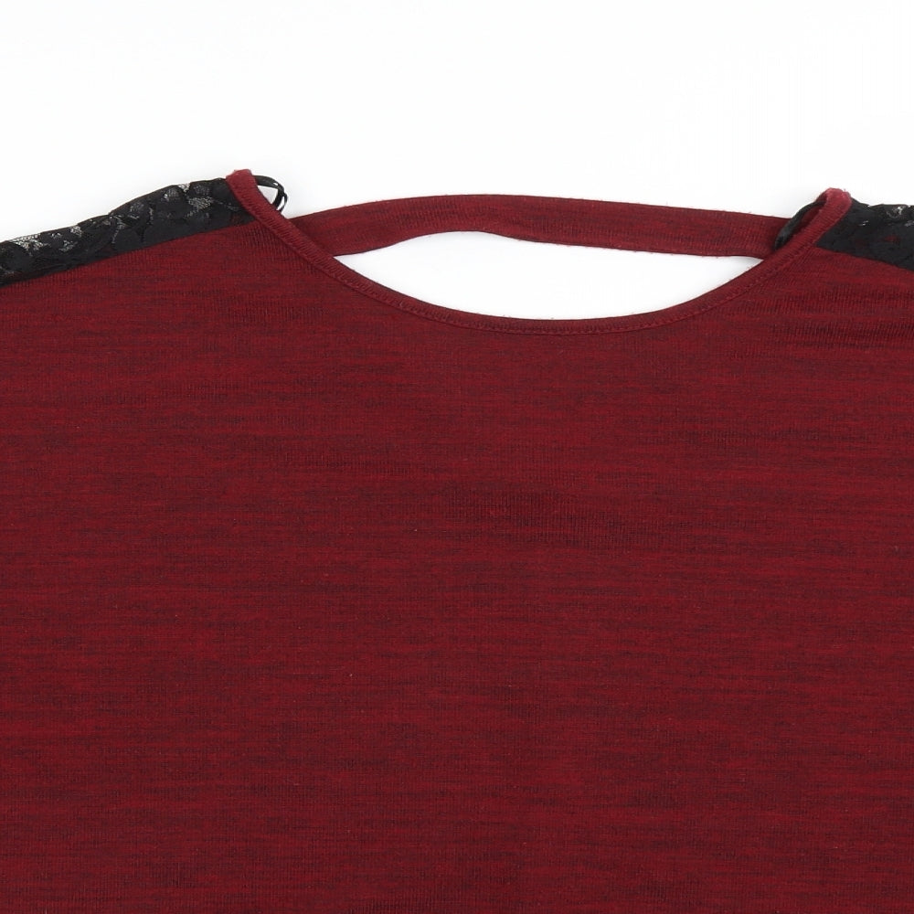Quiz Womens Red   Basic T-Shirt Size 12