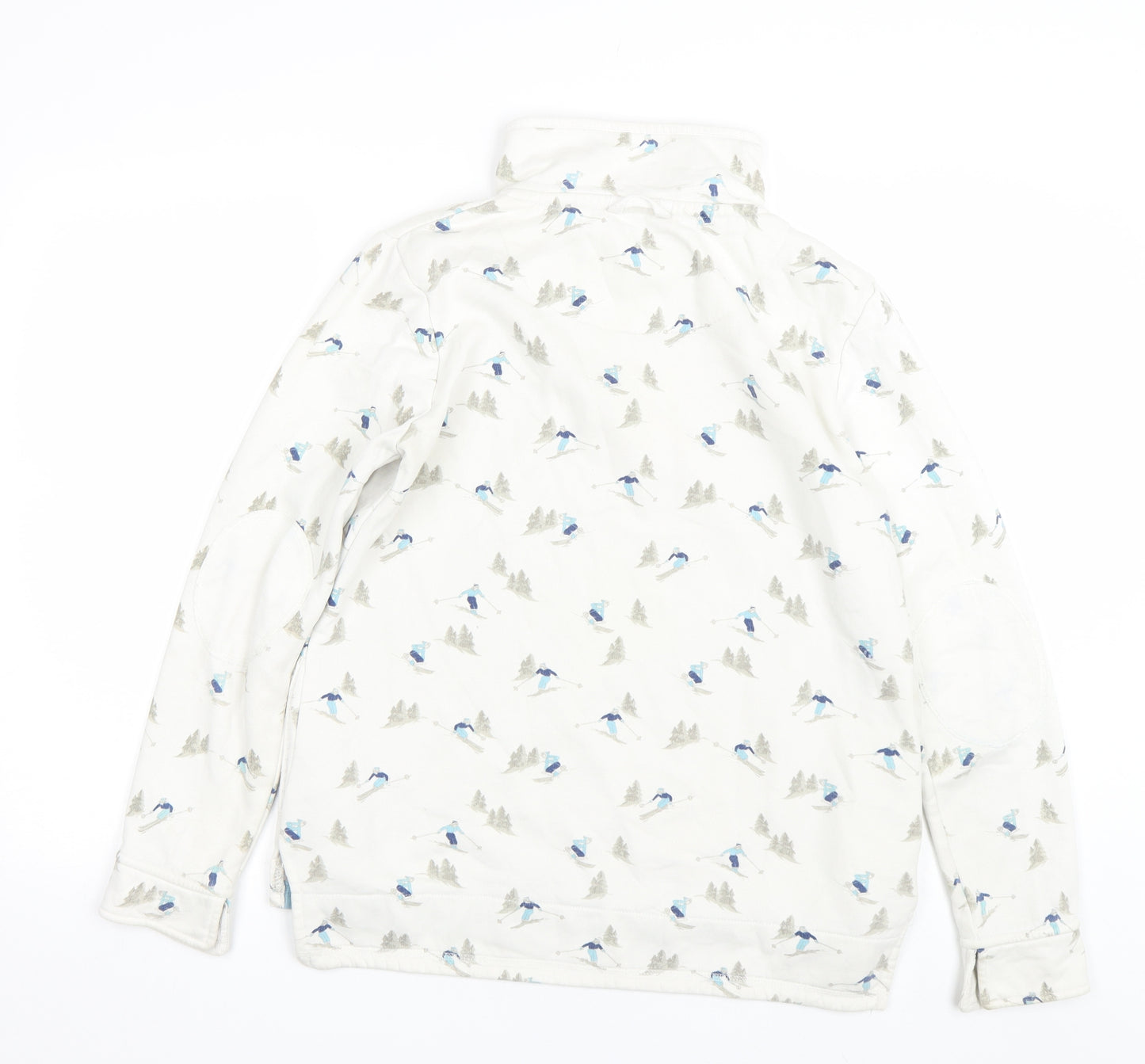 TU Womens White   Pullover Sweatshirt Size 12