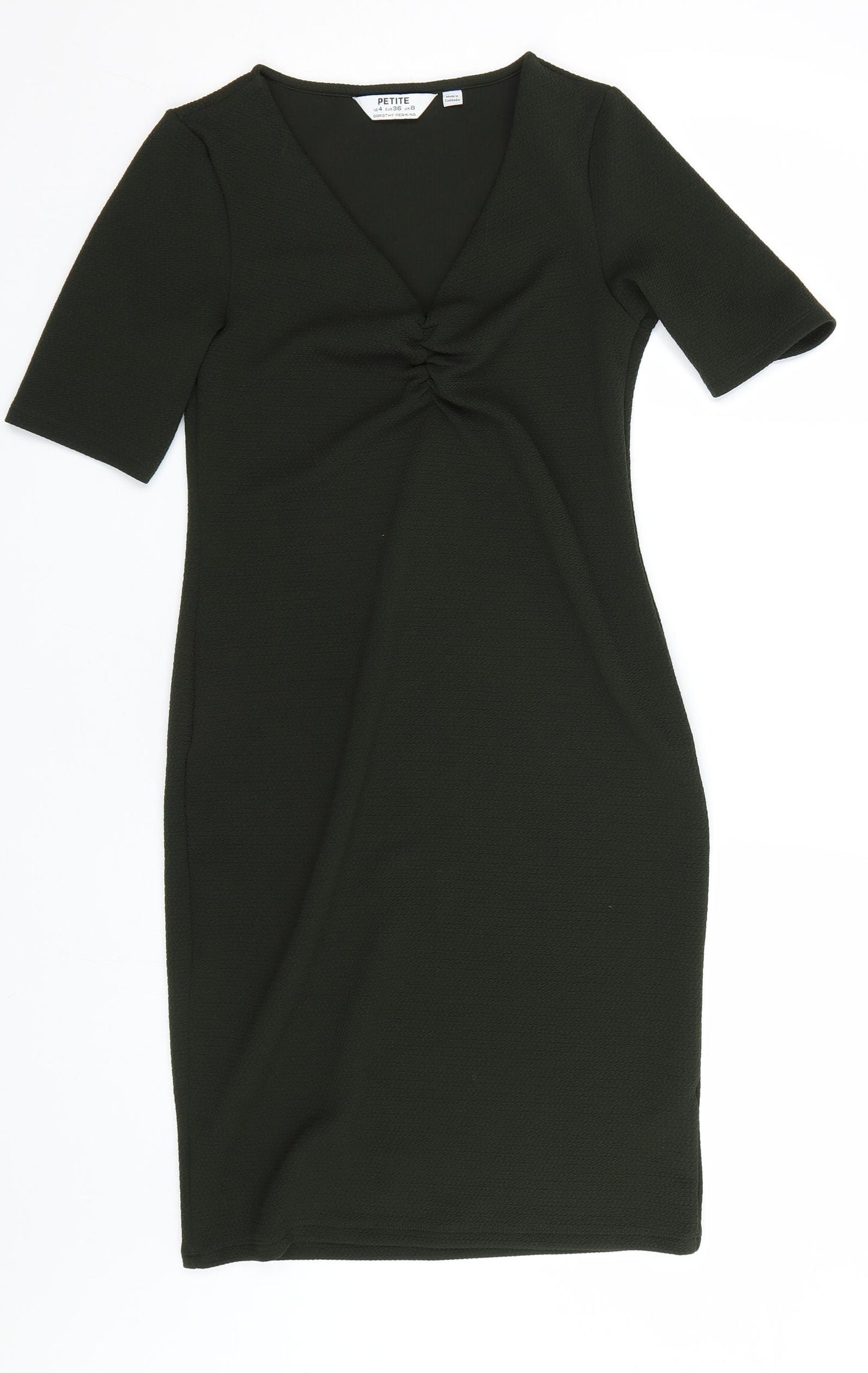Dorothy Perkins Womens Green   T-Shirt Dress  Size 8
