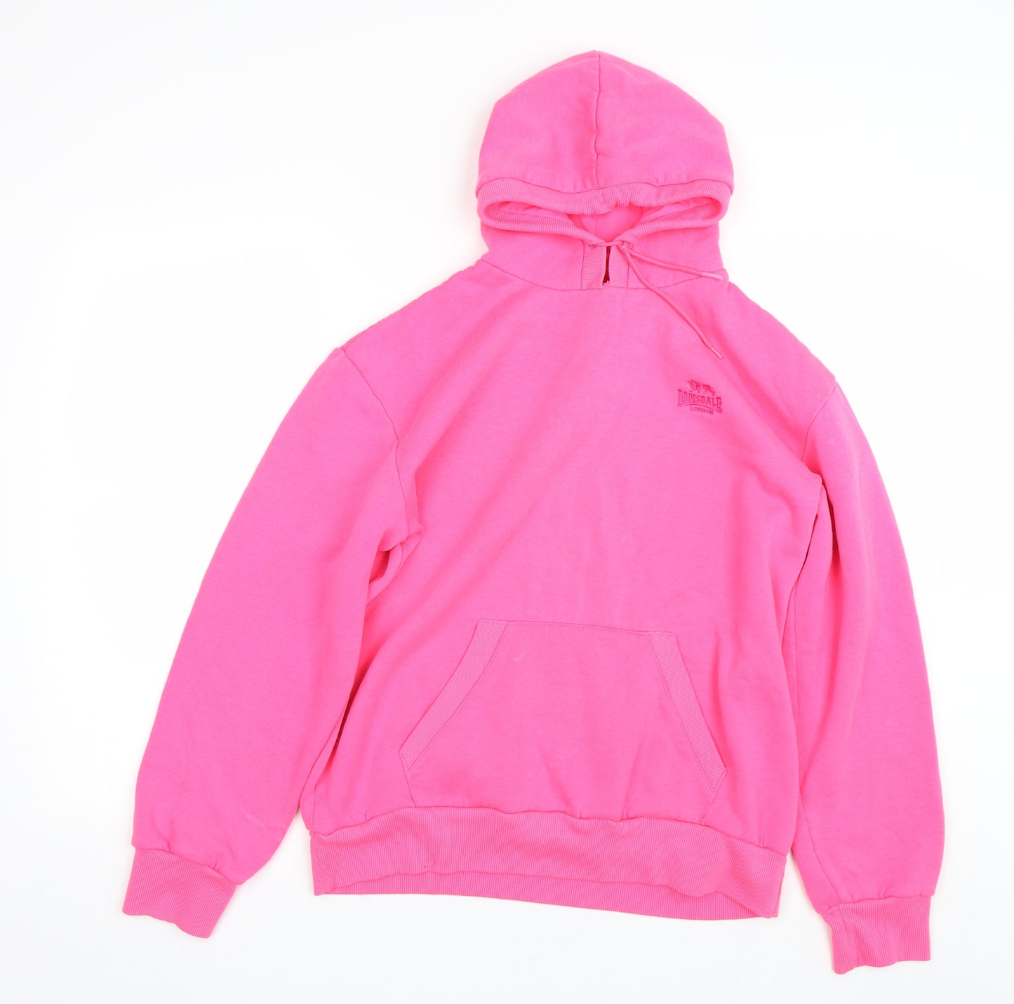 Lonsdale Womens Pink   Pullover Hoodie Size 18