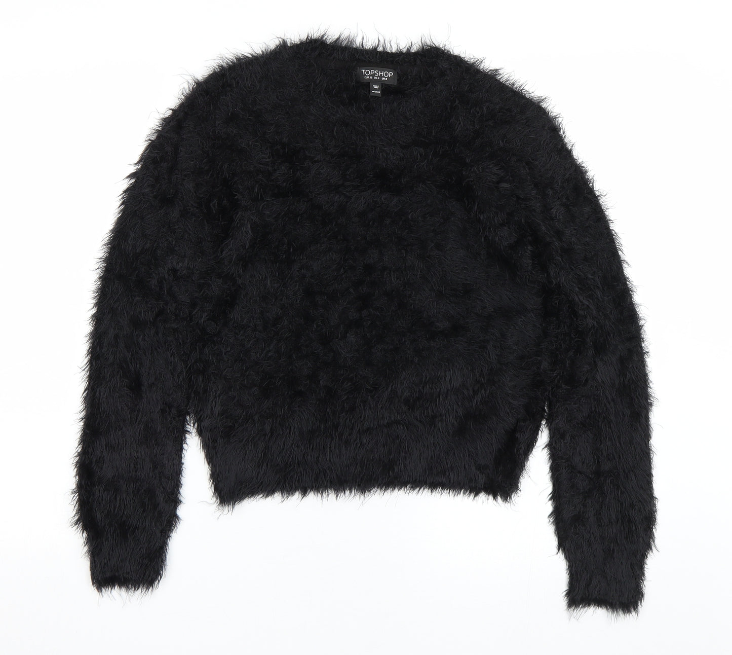 Topshop Womens Black   Pullover Jumper Size 8