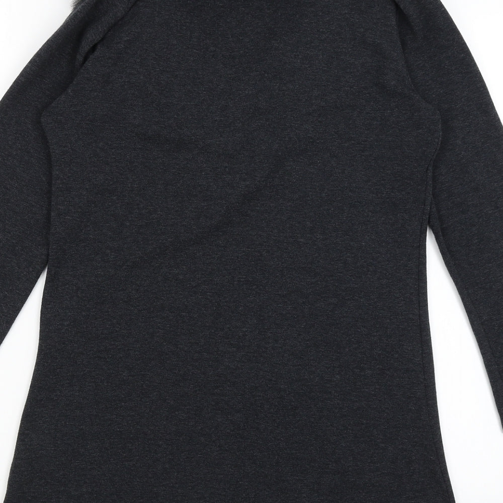 Pilot Womens Grey   Shrug Jumper Size M