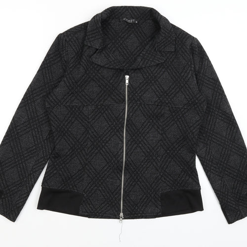 Wrapt Womens Black   Jacket Blazer Size 16