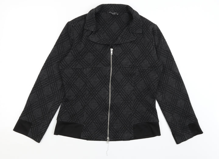 Wrapt Womens Black   Jacket Blazer Size 16