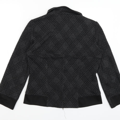 Wrapt Womens Black   Jacket Blazer Size 16