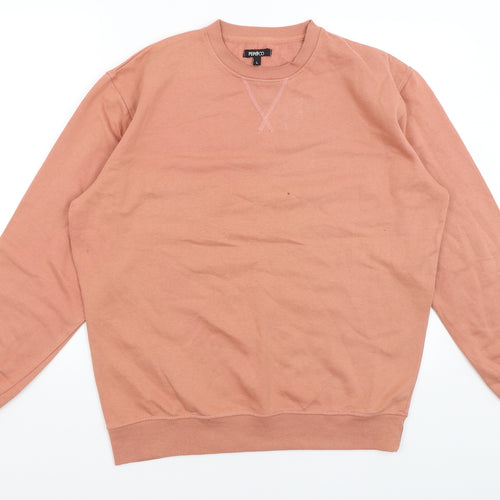 Pep & Co Mens Pink   Pullover Jumper Size L