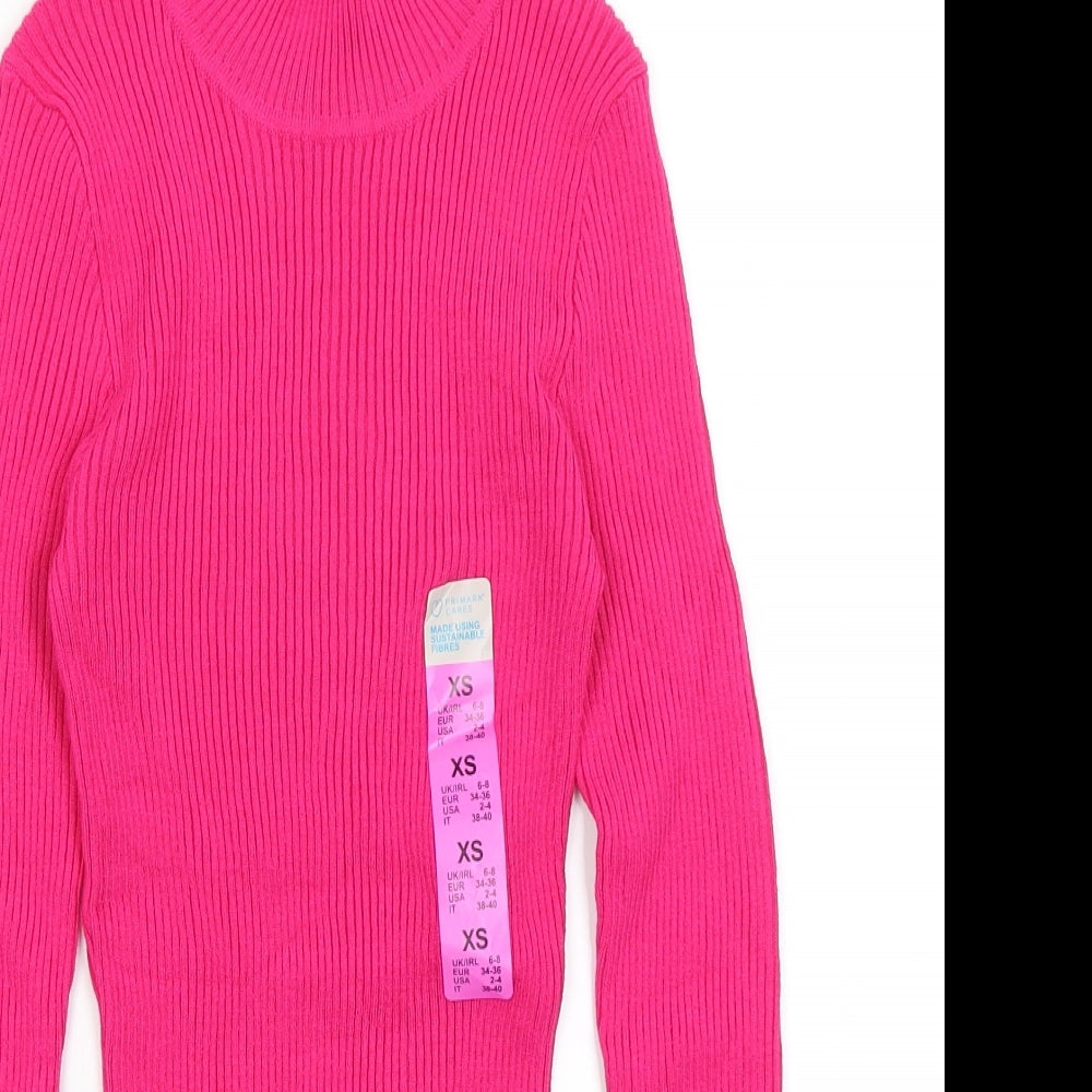 Primark Womens Pink   Basic T-Shirt Size XS
