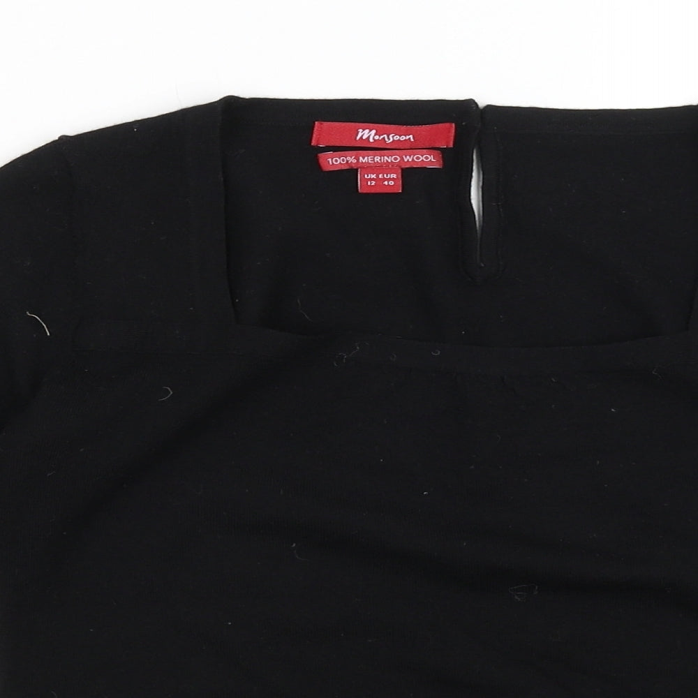 Monsoon Womens Black   Basic T-Shirt Size 12