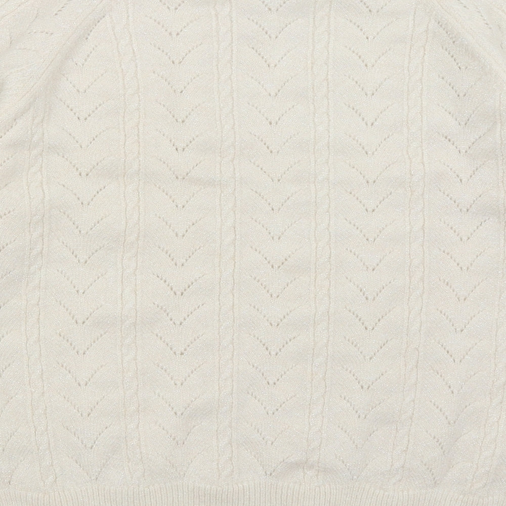 Papaya Womens Ivory   Pullover Jumper Size L